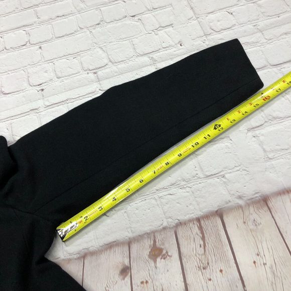 Bogner Women Embroidered 100% Wool Blazer Jacket US Size 6 Black M104 -24 - Picture 5 of 14